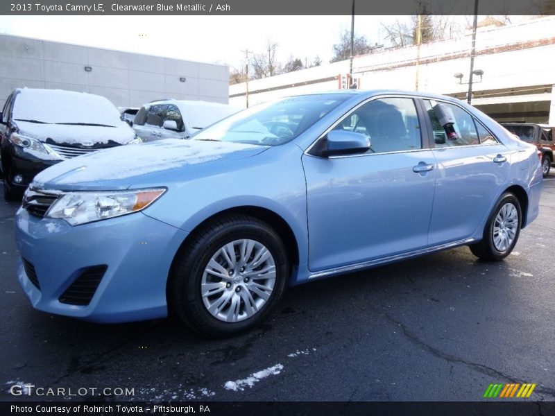 Clearwater Blue Metallic / Ash 2013 Toyota Camry LE