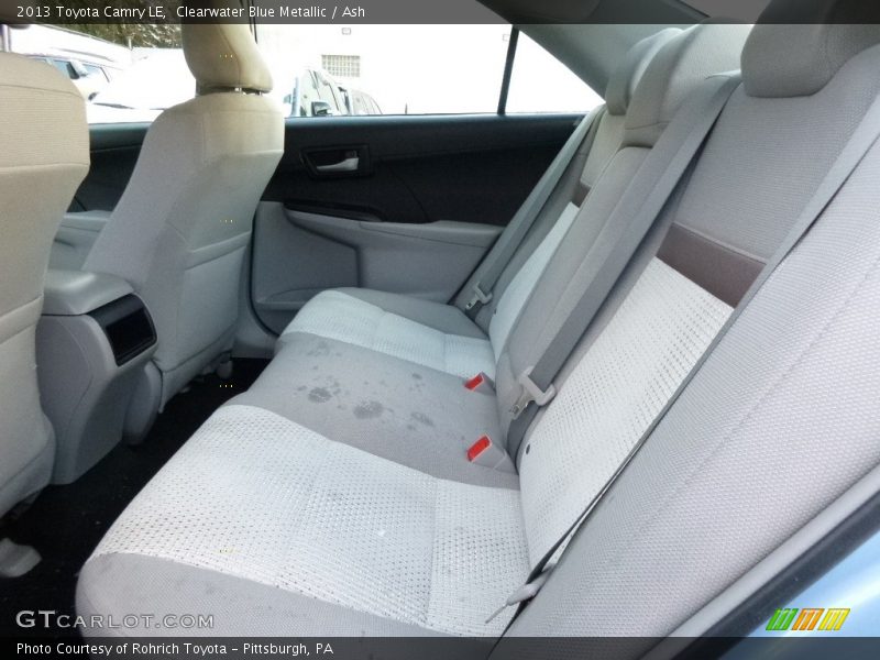 Clearwater Blue Metallic / Ash 2013 Toyota Camry LE