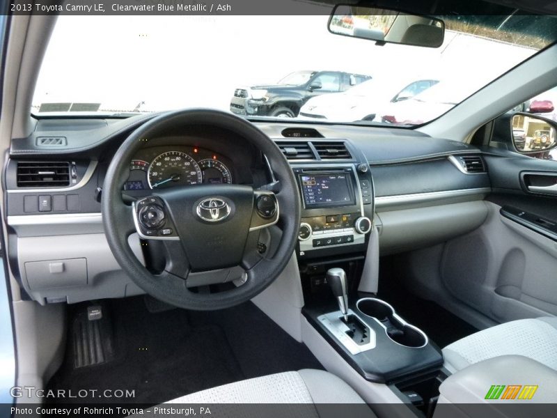 Clearwater Blue Metallic / Ash 2013 Toyota Camry LE