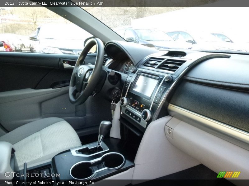 Clearwater Blue Metallic / Ash 2013 Toyota Camry LE