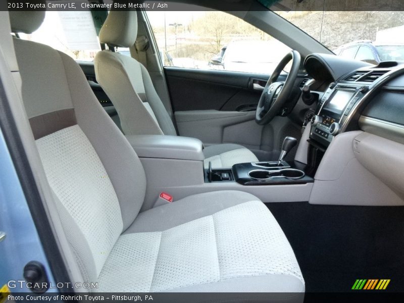 Clearwater Blue Metallic / Ash 2013 Toyota Camry LE