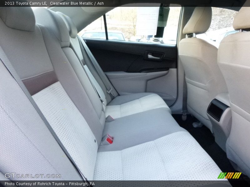 Clearwater Blue Metallic / Ash 2013 Toyota Camry LE