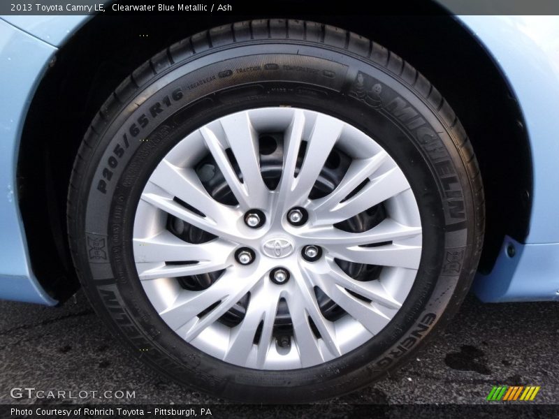 Clearwater Blue Metallic / Ash 2013 Toyota Camry LE