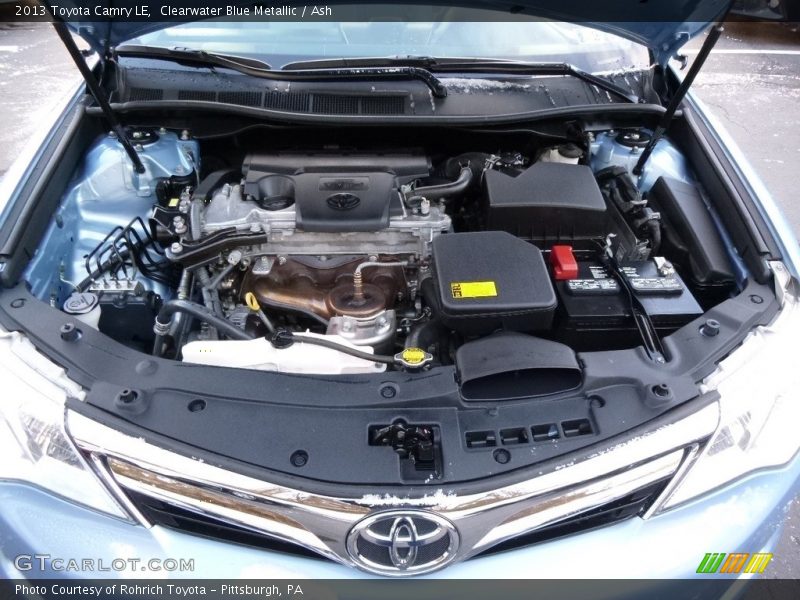 Clearwater Blue Metallic / Ash 2013 Toyota Camry LE