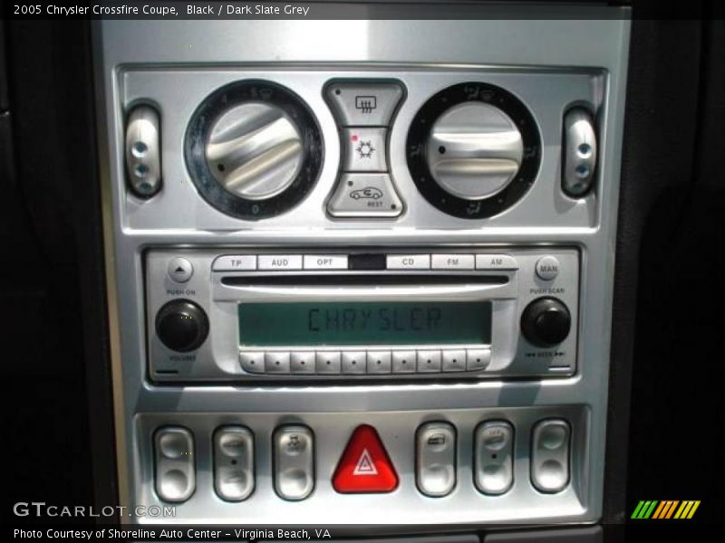 Controls of 2005 Crossfire Coupe