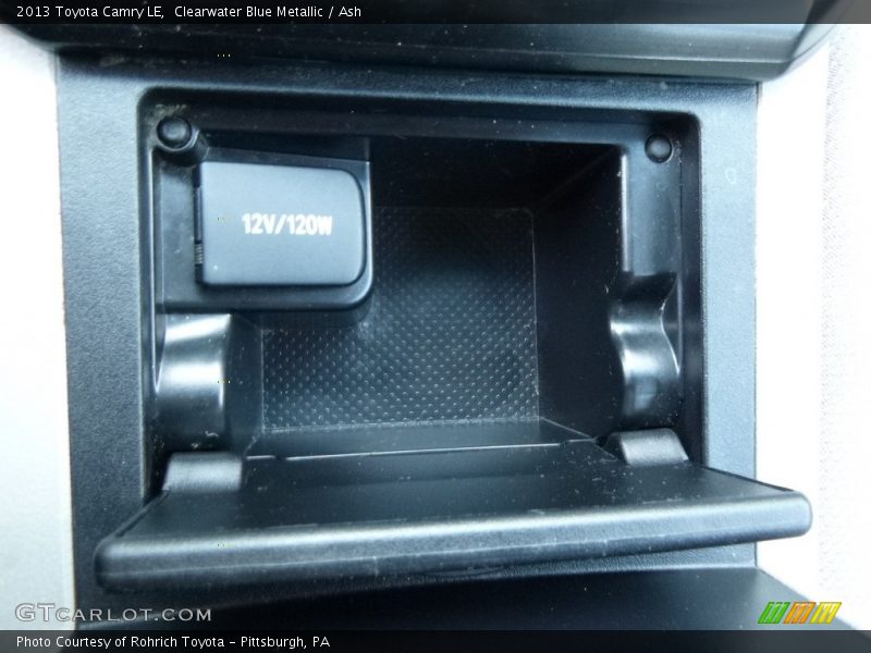 Clearwater Blue Metallic / Ash 2013 Toyota Camry LE