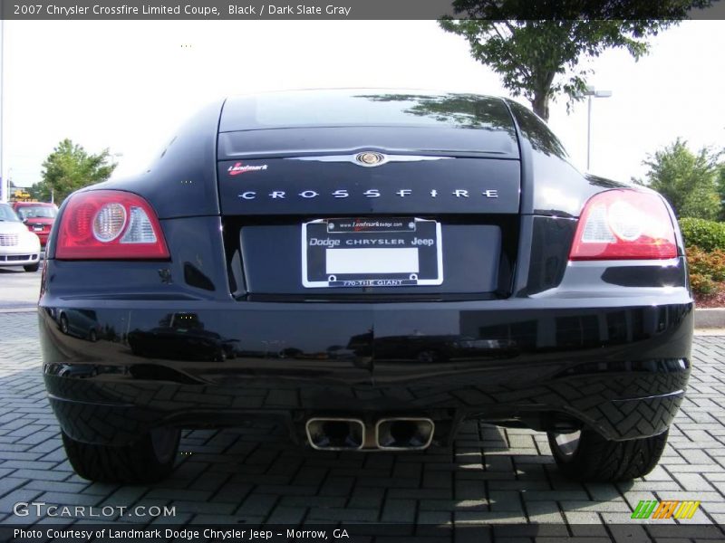 Black / Dark Slate Gray 2007 Chrysler Crossfire Limited Coupe