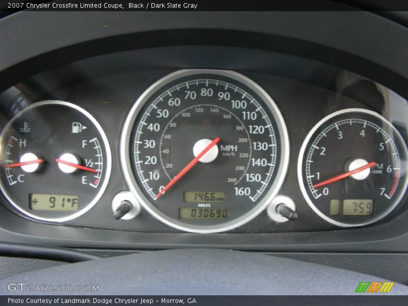 Black / Dark Slate Gray 2007 Chrysler Crossfire Limited Coupe