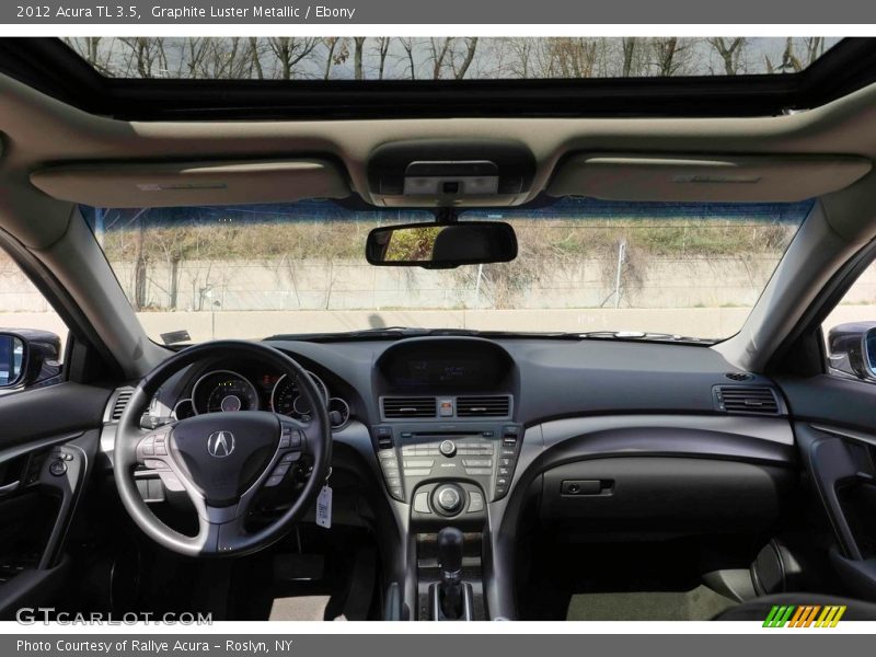 Graphite Luster Metallic / Ebony 2012 Acura TL 3.5