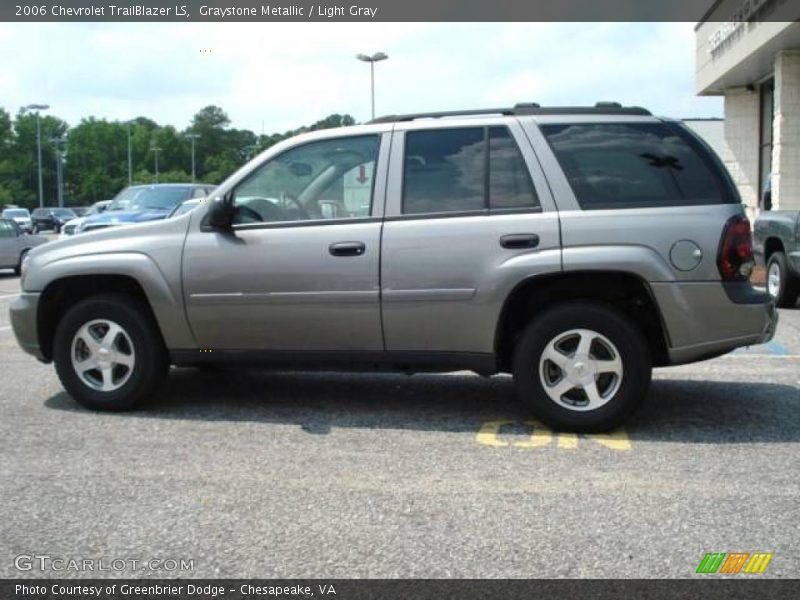 Graystone Metallic / Light Gray 2006 Chevrolet TrailBlazer LS