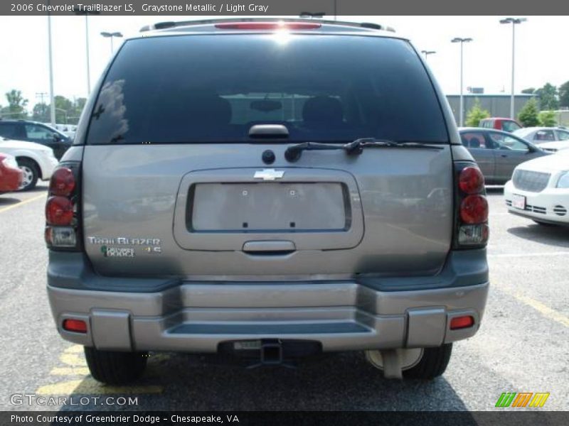 Graystone Metallic / Light Gray 2006 Chevrolet TrailBlazer LS