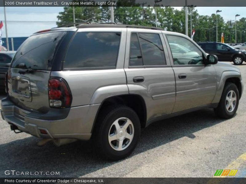 Graystone Metallic / Light Gray 2006 Chevrolet TrailBlazer LS
