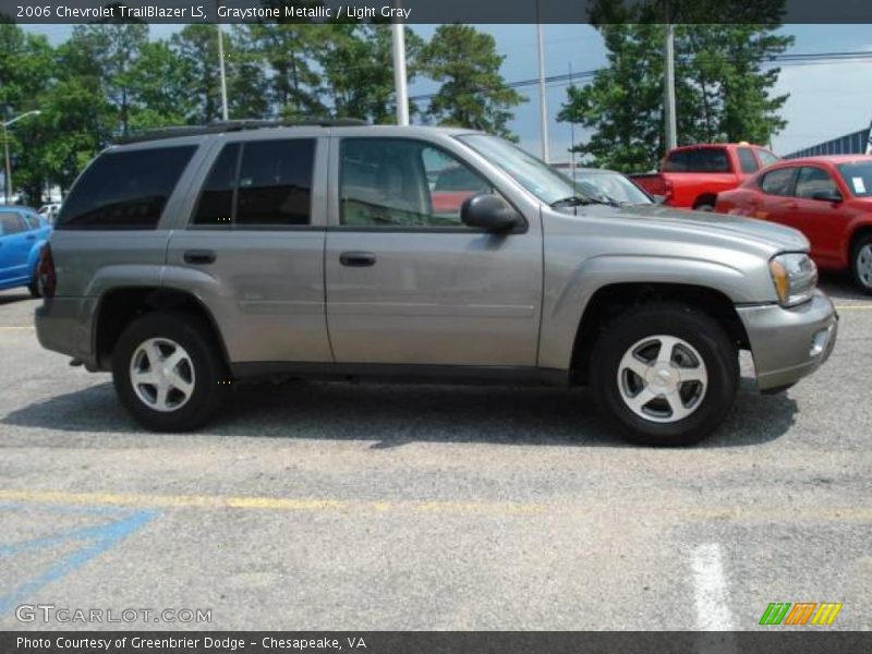 Graystone Metallic / Light Gray 2006 Chevrolet TrailBlazer LS