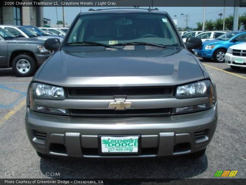 Graystone Metallic / Light Gray 2006 Chevrolet TrailBlazer LS