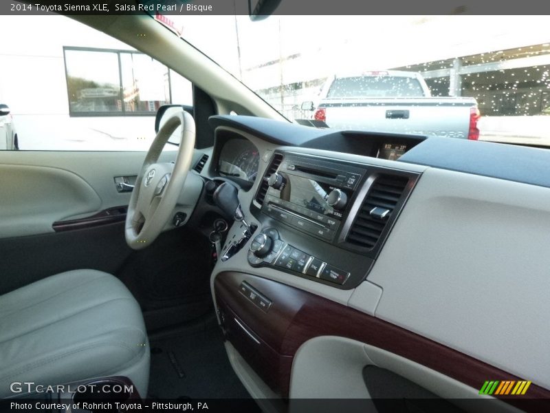 Salsa Red Pearl / Bisque 2014 Toyota Sienna XLE