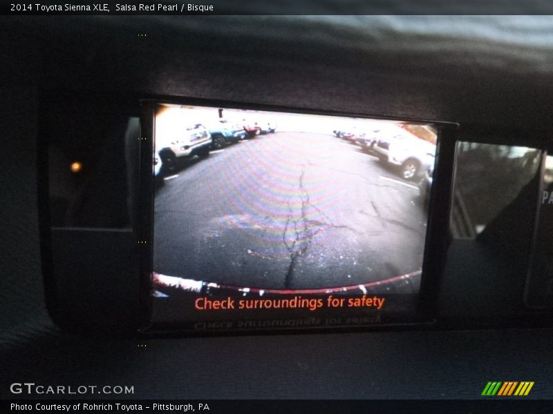 Salsa Red Pearl / Bisque 2014 Toyota Sienna XLE
