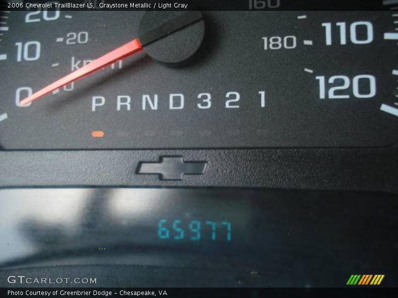 Graystone Metallic / Light Gray 2006 Chevrolet TrailBlazer LS
