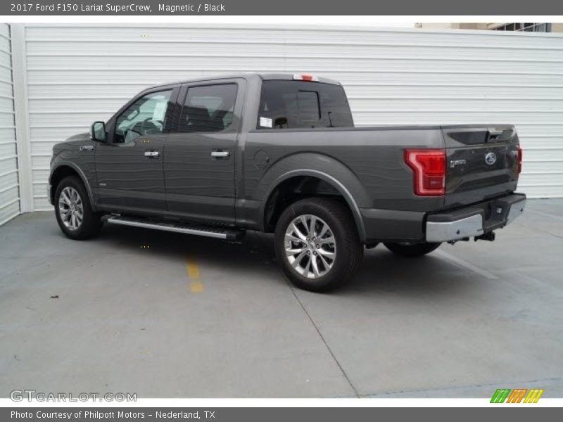 Magnetic / Black 2017 Ford F150 Lariat SuperCrew