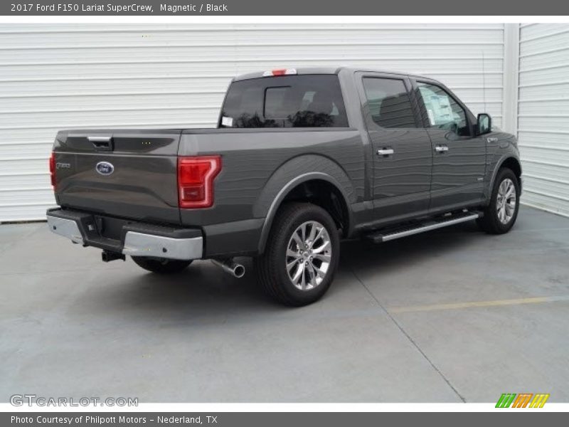 Magnetic / Black 2017 Ford F150 Lariat SuperCrew