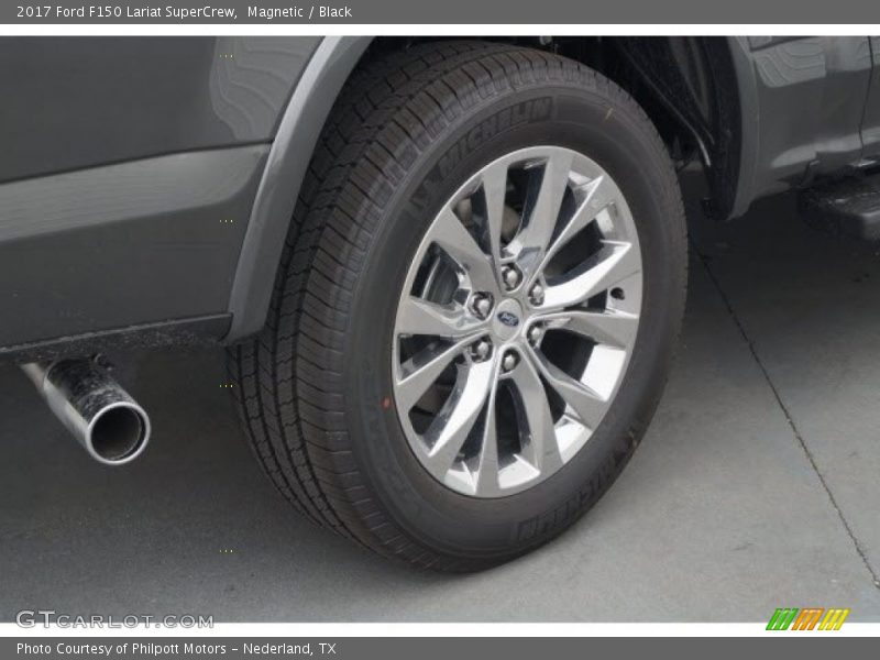 Magnetic / Black 2017 Ford F150 Lariat SuperCrew