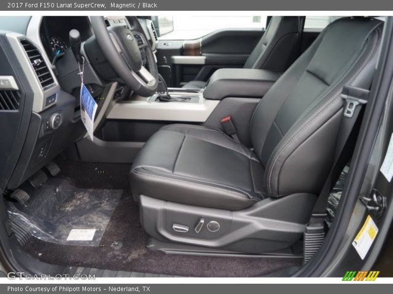 Magnetic / Black 2017 Ford F150 Lariat SuperCrew