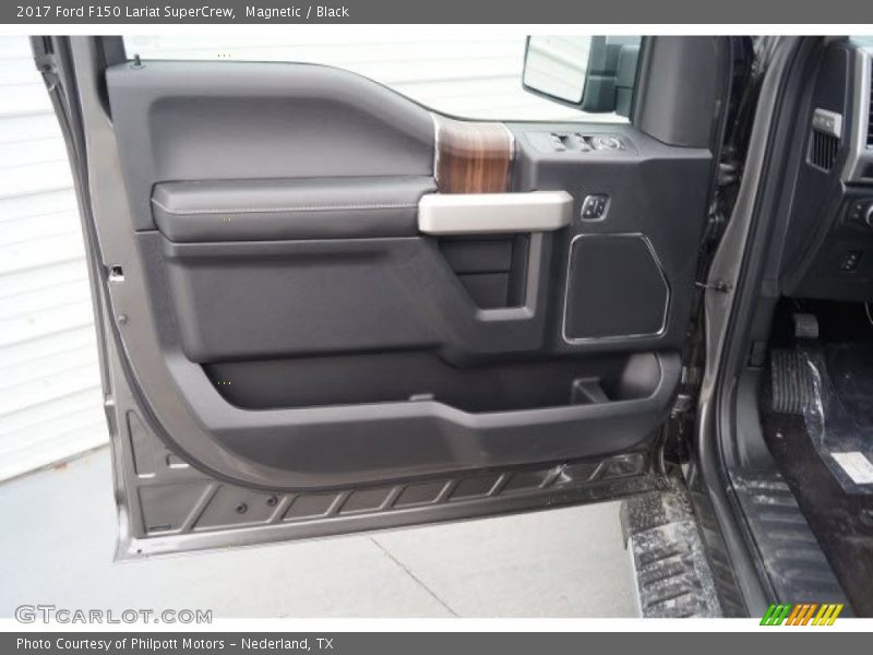 Magnetic / Black 2017 Ford F150 Lariat SuperCrew