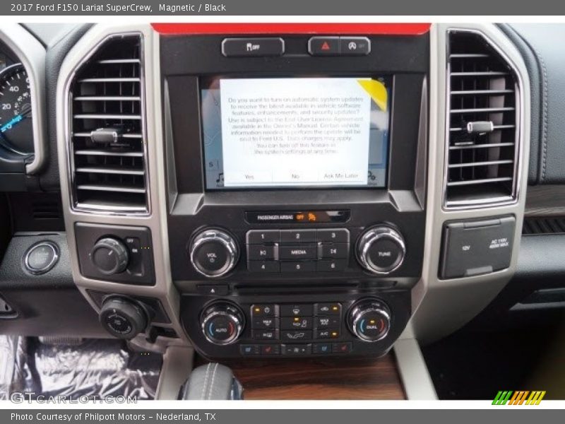 Magnetic / Black 2017 Ford F150 Lariat SuperCrew