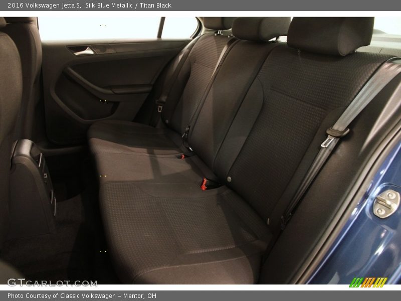 Silk Blue Metallic / Titan Black 2016 Volkswagen Jetta S