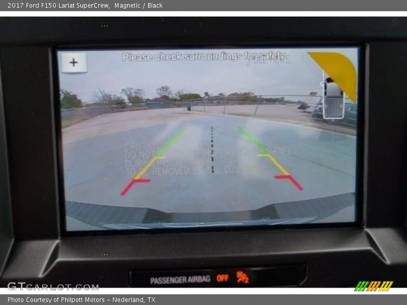 Magnetic / Black 2017 Ford F150 Lariat SuperCrew