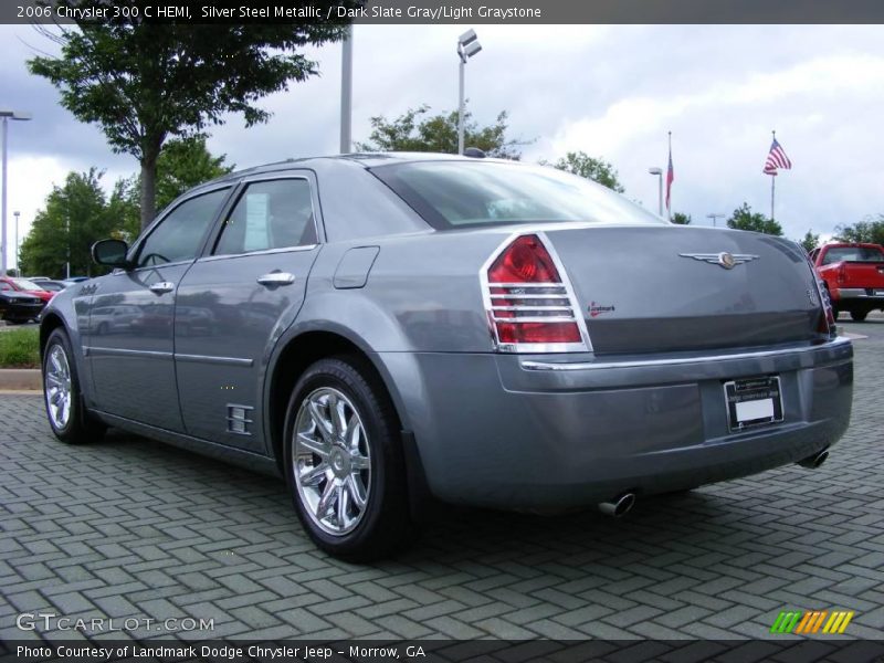 Silver Steel Metallic / Dark Slate Gray/Light Graystone 2006 Chrysler 300 C HEMI