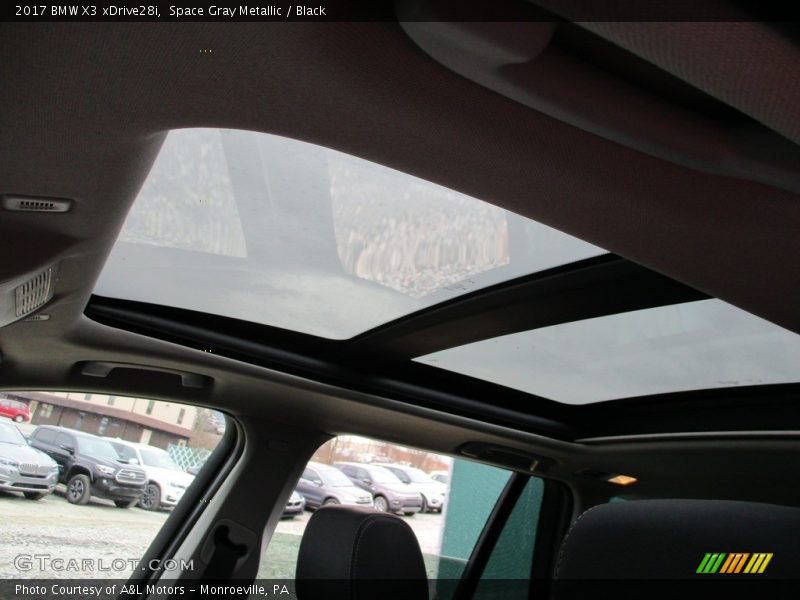 Space Gray Metallic / Black 2017 BMW X3 xDrive28i
