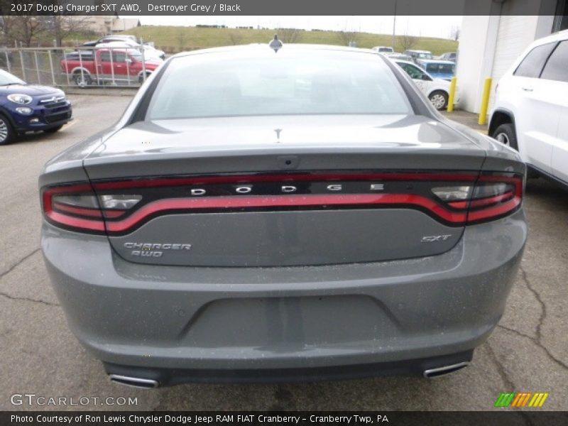 Destroyer Grey / Black 2017 Dodge Charger SXT AWD