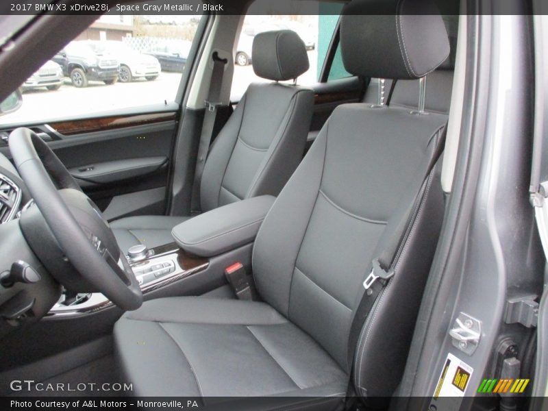 Space Gray Metallic / Black 2017 BMW X3 xDrive28i