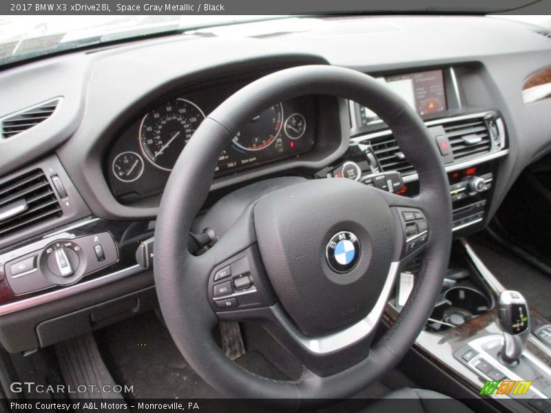 Space Gray Metallic / Black 2017 BMW X3 xDrive28i