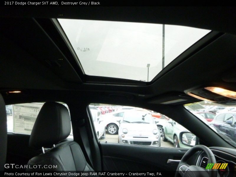 Destroyer Grey / Black 2017 Dodge Charger SXT AWD