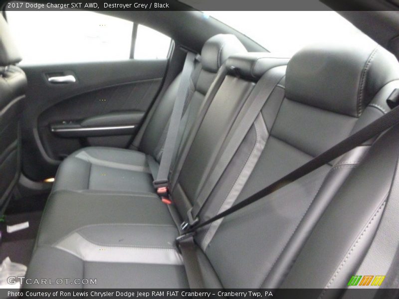 Destroyer Grey / Black 2017 Dodge Charger SXT AWD