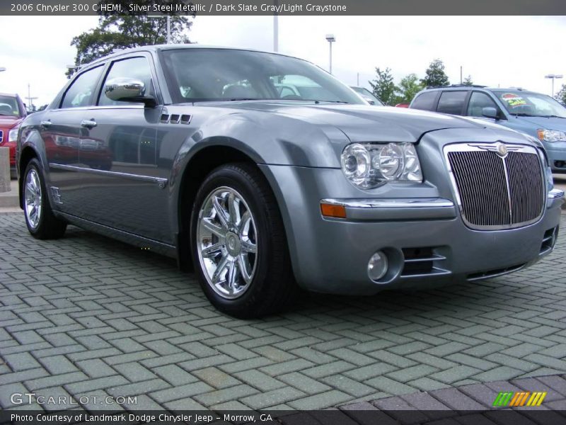 Silver Steel Metallic / Dark Slate Gray/Light Graystone 2006 Chrysler 300 C HEMI