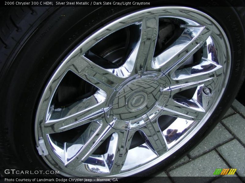 Silver Steel Metallic / Dark Slate Gray/Light Graystone 2006 Chrysler 300 C HEMI