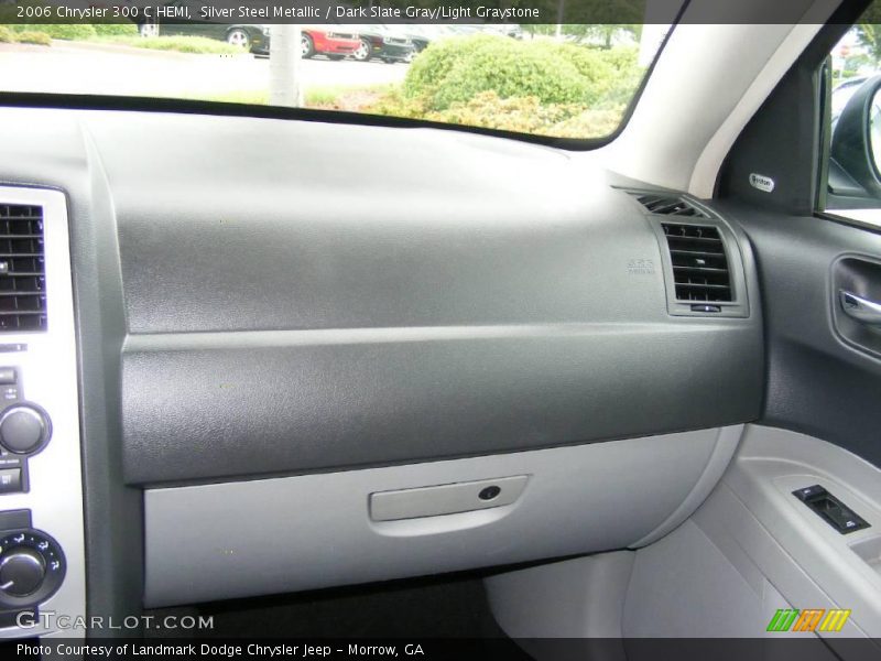 Silver Steel Metallic / Dark Slate Gray/Light Graystone 2006 Chrysler 300 C HEMI