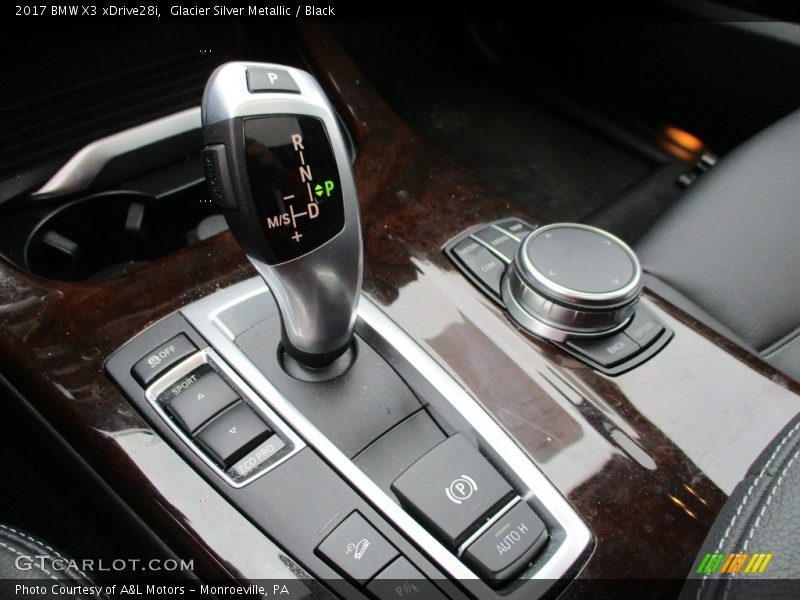 Glacier Silver Metallic / Black 2017 BMW X3 xDrive28i