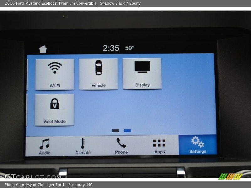 Shadow Black / Ebony 2016 Ford Mustang EcoBoost Premium Convertible