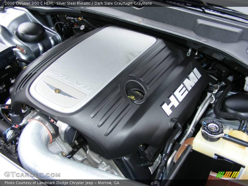 Silver Steel Metallic / Dark Slate Gray/Light Graystone 2006 Chrysler 300 C HEMI