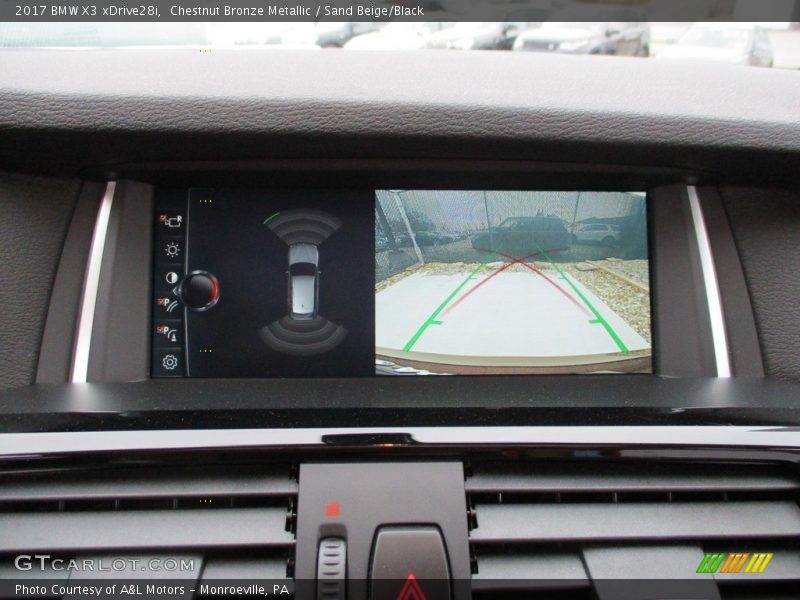 Chestnut Bronze Metallic / Sand Beige/Black 2017 BMW X3 xDrive28i