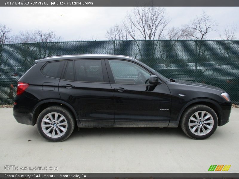 Jet Black / Saddle Brown 2017 BMW X3 xDrive28i