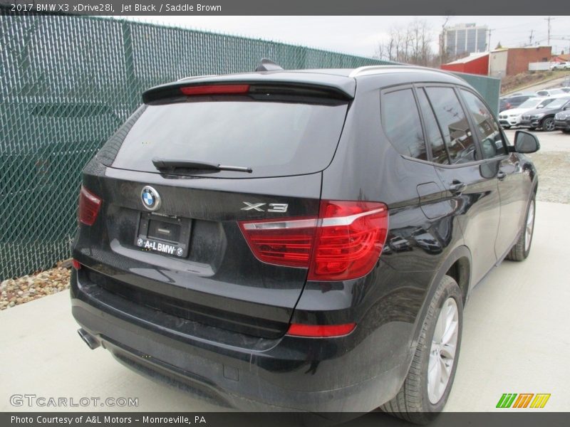 Jet Black / Saddle Brown 2017 BMW X3 xDrive28i