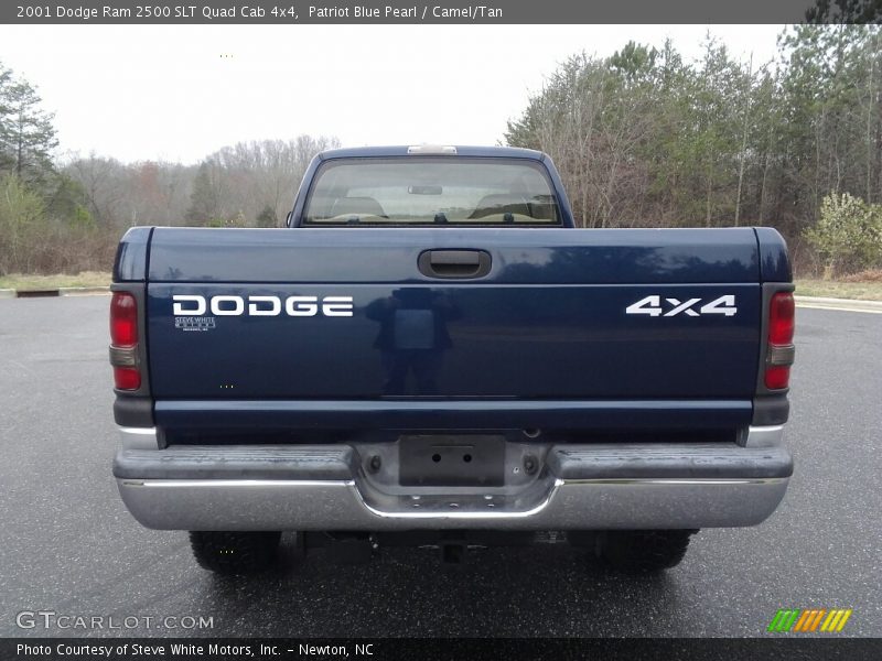 Patriot Blue Pearl / Camel/Tan 2001 Dodge Ram 2500 SLT Quad Cab 4x4