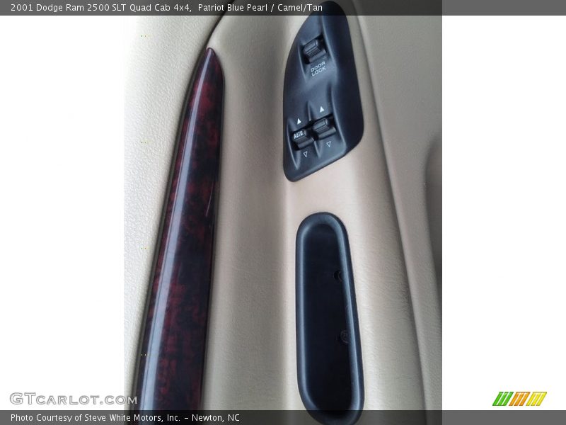 Patriot Blue Pearl / Camel/Tan 2001 Dodge Ram 2500 SLT Quad Cab 4x4