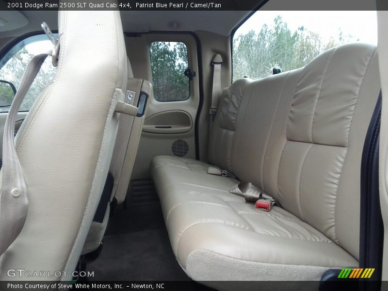 Patriot Blue Pearl / Camel/Tan 2001 Dodge Ram 2500 SLT Quad Cab 4x4