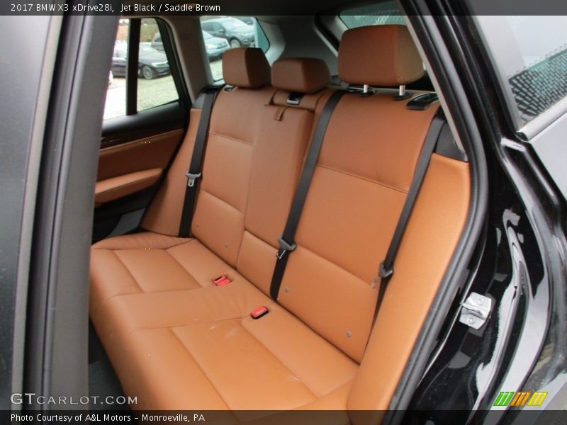 Jet Black / Saddle Brown 2017 BMW X3 xDrive28i