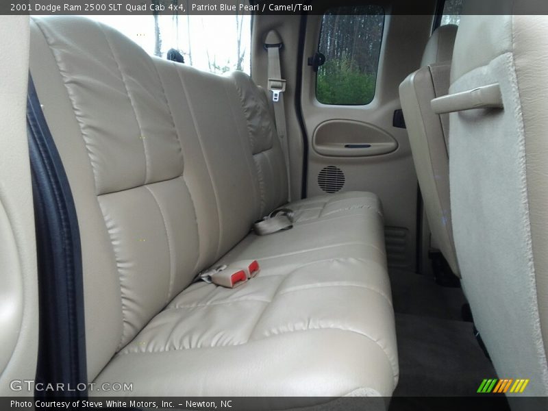 Patriot Blue Pearl / Camel/Tan 2001 Dodge Ram 2500 SLT Quad Cab 4x4